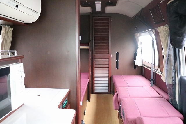 キャンピングカー バンコン ﾊｲｴｰｽ OMC 銀河 4WD　家庭用ｴｱｺﾝ