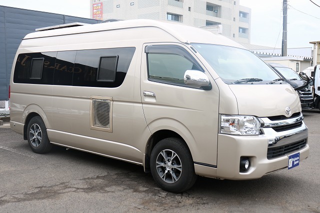 キャンピングカー バンコン ﾊｲｴｰｽ OMC 銀河 4WD　家庭用ｴｱｺﾝ