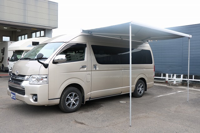 キャンピングカー バンコン ﾊｲｴｰｽ OMC 銀河 4WD　家庭用ｴｱｺﾝ