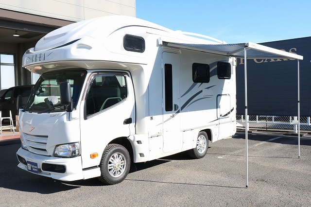 キャンピングカー キャブコン ｶﾑﾛｰﾄﾞﾅｯﾂRVｸﾚｱ5.3Xｴﾎﾞﾘｭｰｼｮﾝ4WD