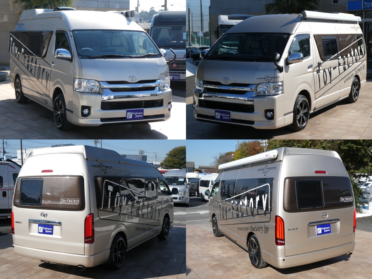 キャンピングカー バンコン ﾄｲﾌｧｸﾄﾘｰGTｸﾞﾗﾝﾃﾞ 家ｴｱｺﾝ FF暖房4WD