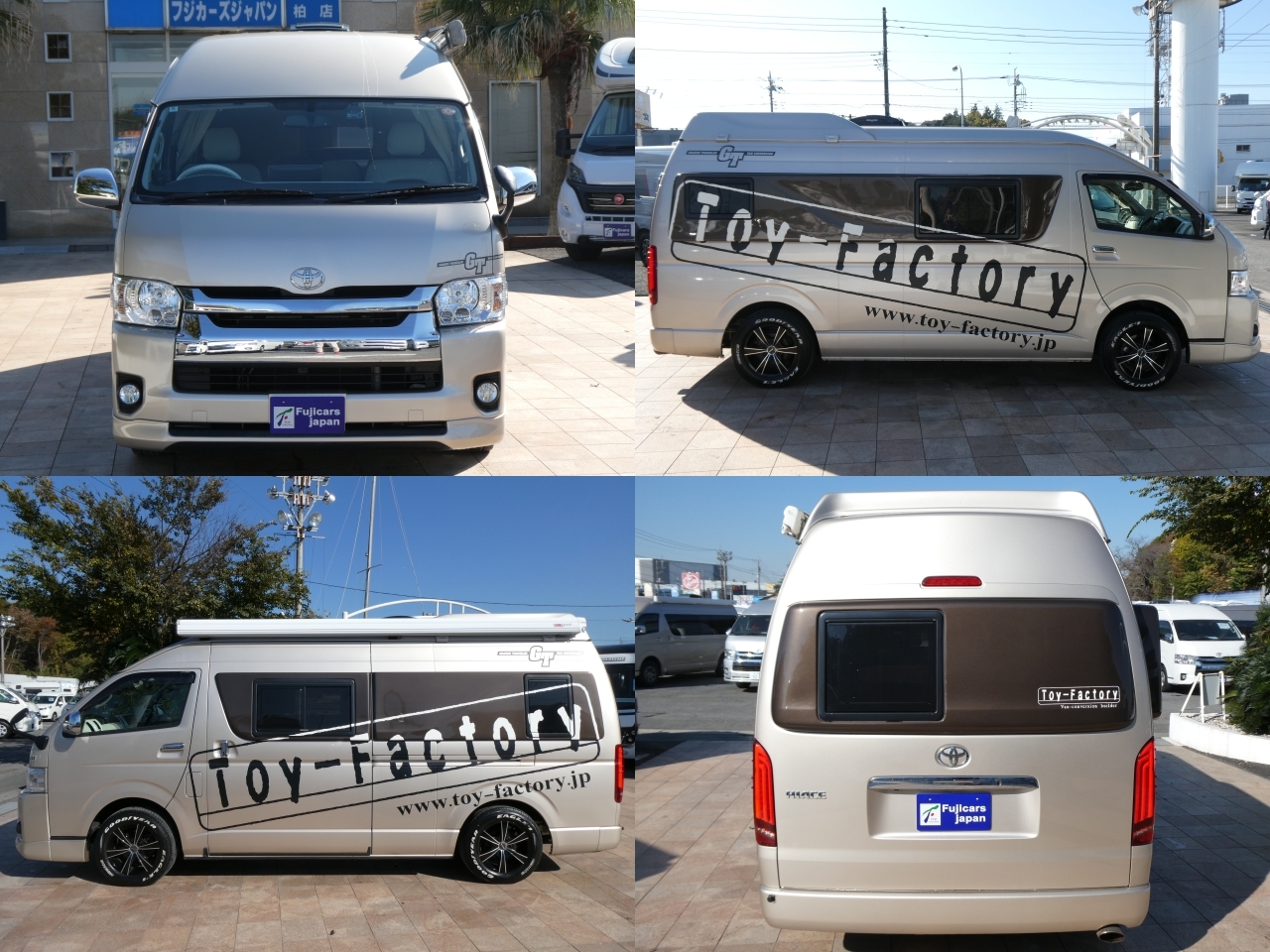 キャンピングカー バンコン ﾄｲﾌｧｸﾄﾘｰGTｸﾞﾗﾝﾃﾞ 家ｴｱｺﾝ FF暖房4WD