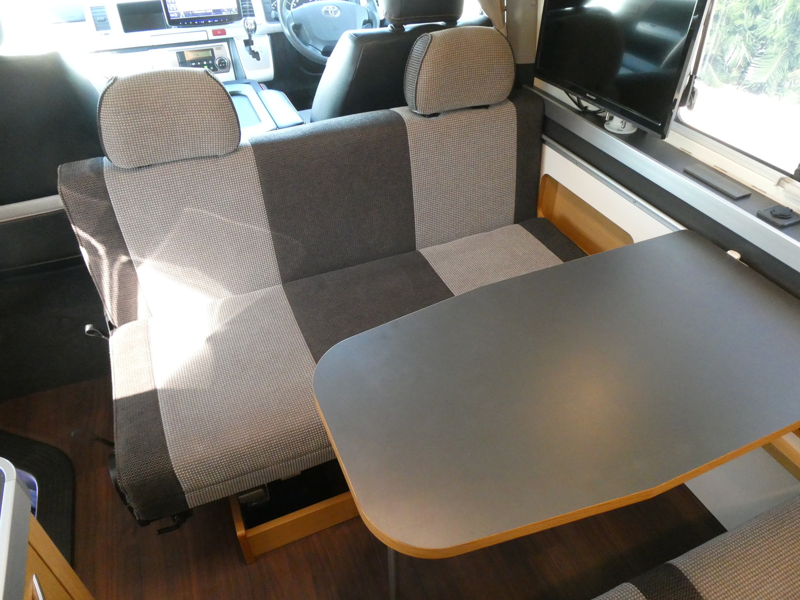 キャンピングカー バンコン ﾄｲﾌｧｸﾄﾘｰGTｸﾞﾗﾝﾃﾞ 家ｴｱｺﾝ FF暖房4WD