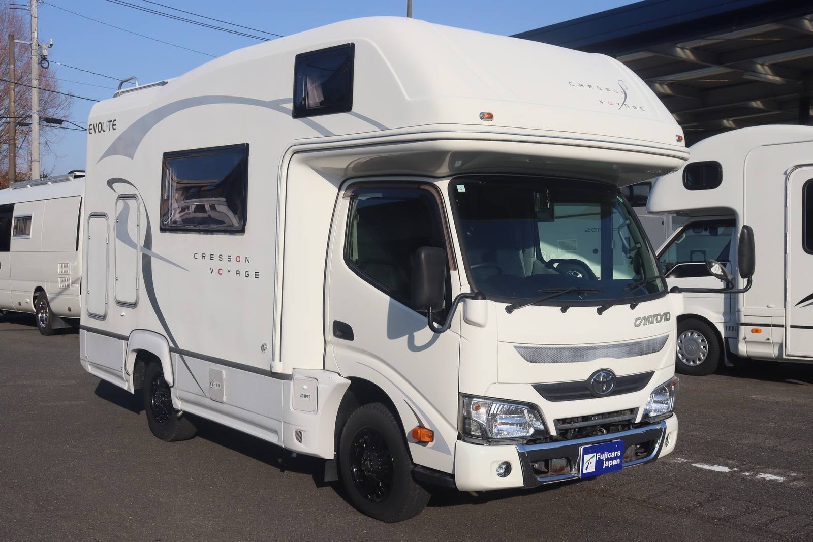 キャンピングカー キャブコン ｶﾑﾛｰﾄﾞﾅｯﾂRV ｸﾚｿﾝﾎﾞﾔｰｼﾞｭWｴﾎﾞﾗｲﾄ