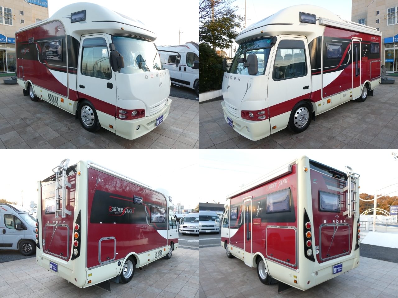 キャンピングカー バスコン ｺｰｽﾀｰ ﾅｯﾂRV ﾎﾞｰﾀﾞｰﾊﾞﾝｸｽ