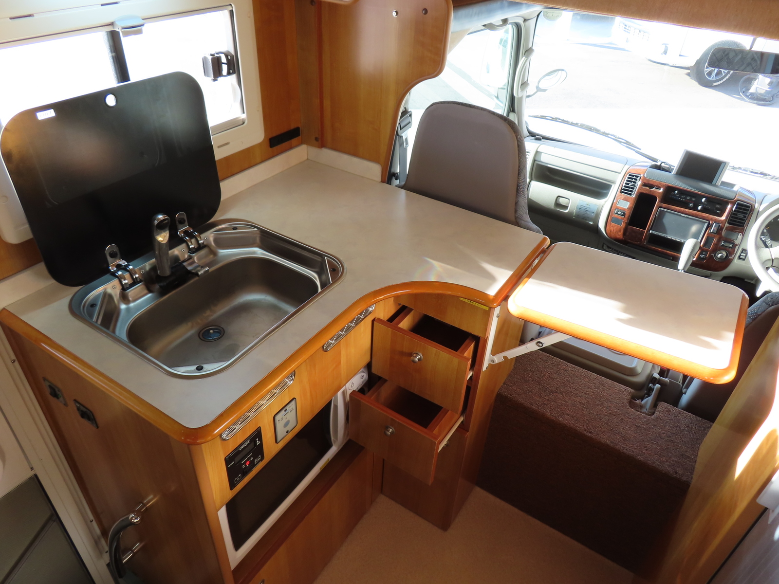 キャンピングカー キャブコン ｶﾑﾛｰﾄﾞﾊﾞﾝﾃｯｸ ｼﾞﾙ480ｽｷｯﾌﾟ 家庭用AC