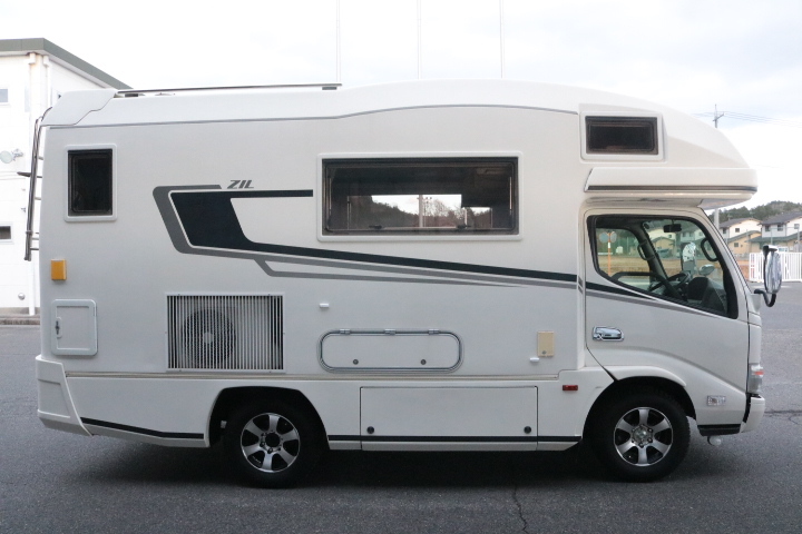 キャンピングカー キャブコン ｶﾑﾛｰﾄﾞ ﾊﾞﾝﾃｯｸ ｼﾞﾙ 家庭用ｴｱｺﾝ FF暖房