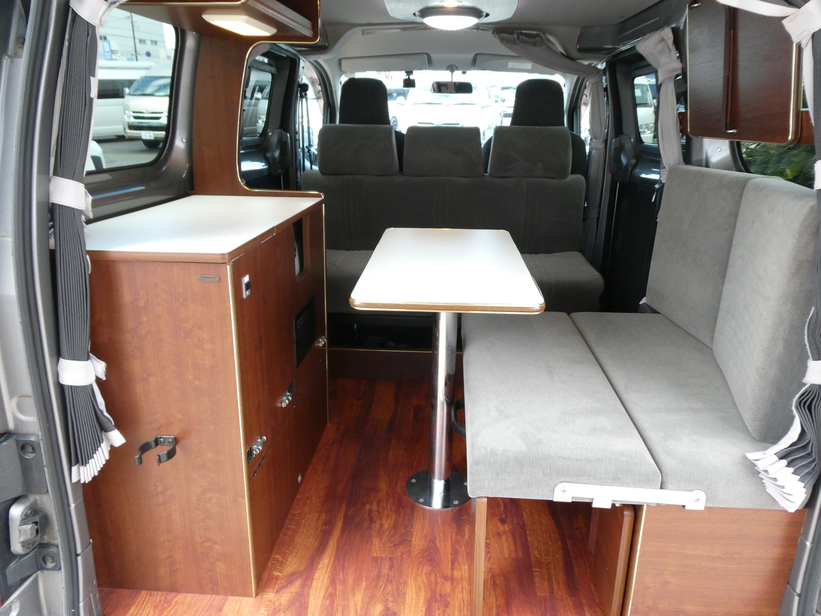 キャンピングカー バンコン ﾘﾝｴｲ　ｺﾝﾊﾟｸﾄﾊﾞｶﾝﾁｪｽN　ﾎﾟｰﾀﾌﾞﾙ冷蔵庫