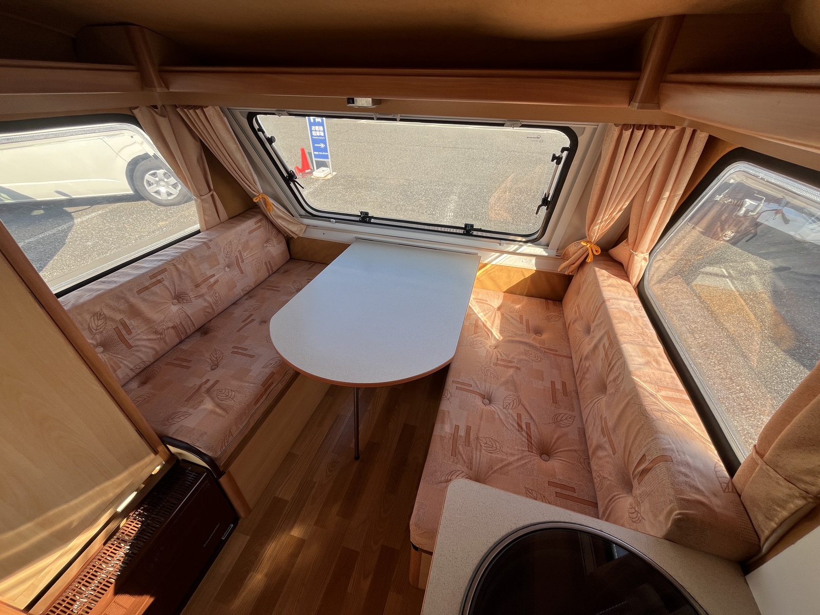 キャンピングカー トレーラー ﾆﾜﾄﾞｰ FE380W ﾎﾟｯﾌﾟUPﾙｰﾌ 現状販売車