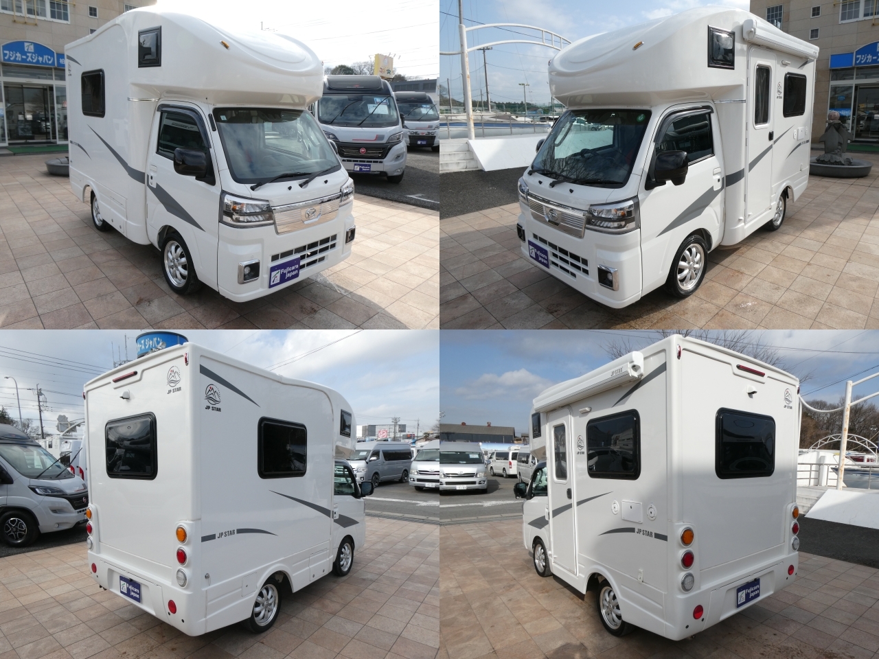 キャンピングカー 軽キャンパー JPｽﾀｰ　ﾊｯﾋﾟｰ1+　DCｸｰﾗｰ　ﾘﾁｳﾑBT　