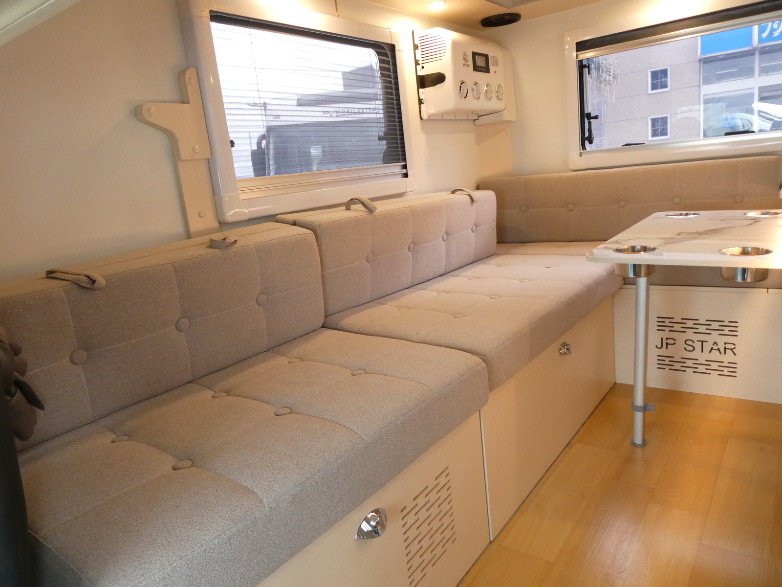 キャンピングカー 軽キャンパー JPｽﾀｰ　ﾊｯﾋﾟｰ1+　DCｸｰﾗｰ　ﾘﾁｳﾑBT　