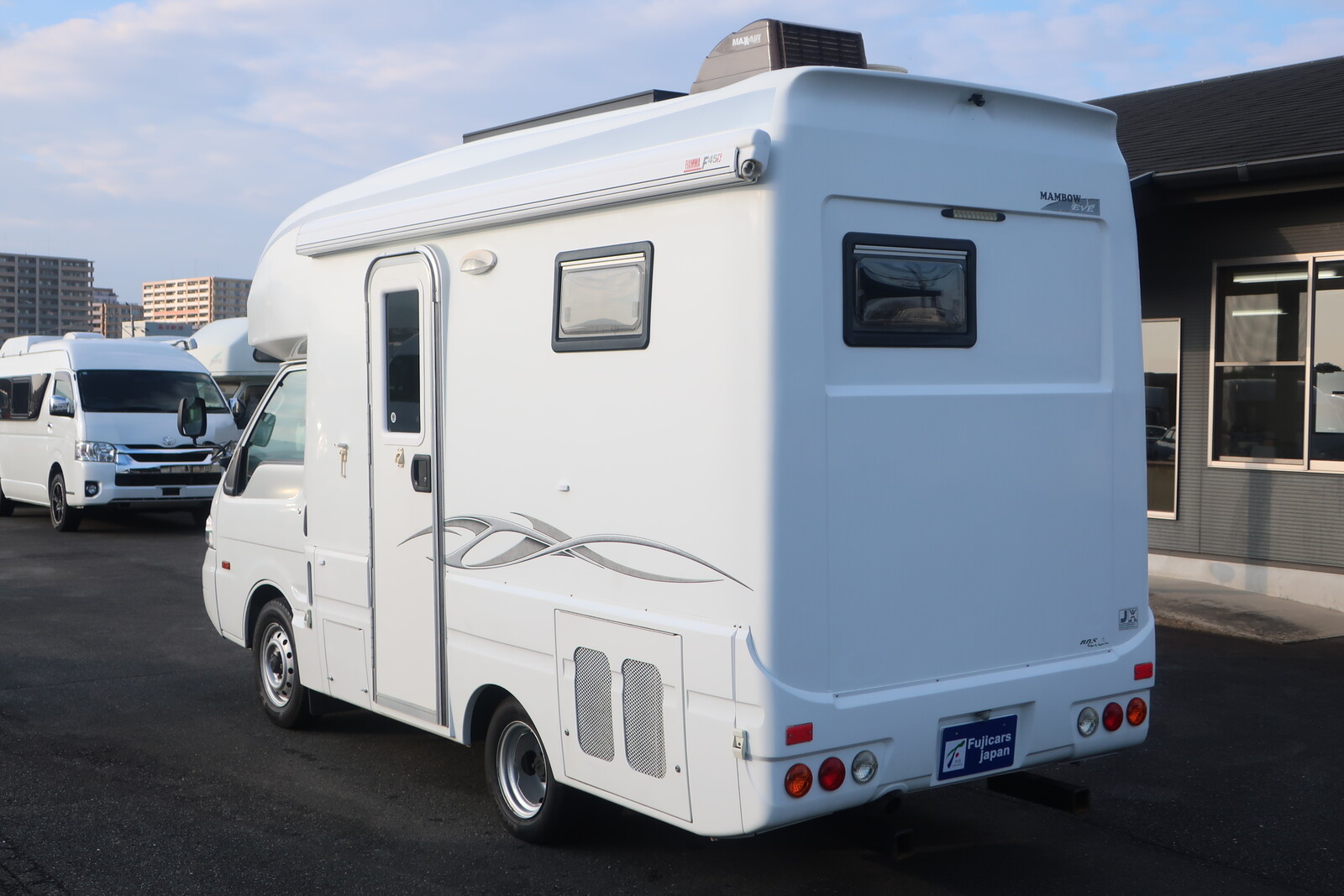 キャンピングカー キャブコン ﾎﾞﾝｺﾞ ﾛｰﾀｽRV ﾏﾝﾎﾞｳｲﾌﾞ 家庭用ｴｱｺﾝ