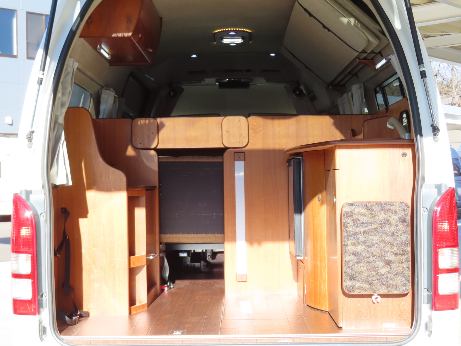 キャンピングカー バンコン ﾊｲｴｰｽ ﾋﾞｰｸﾙ ﾍﾞｯｾﾙ 冷蔵庫 天吊ﾓﾆﾀｰ