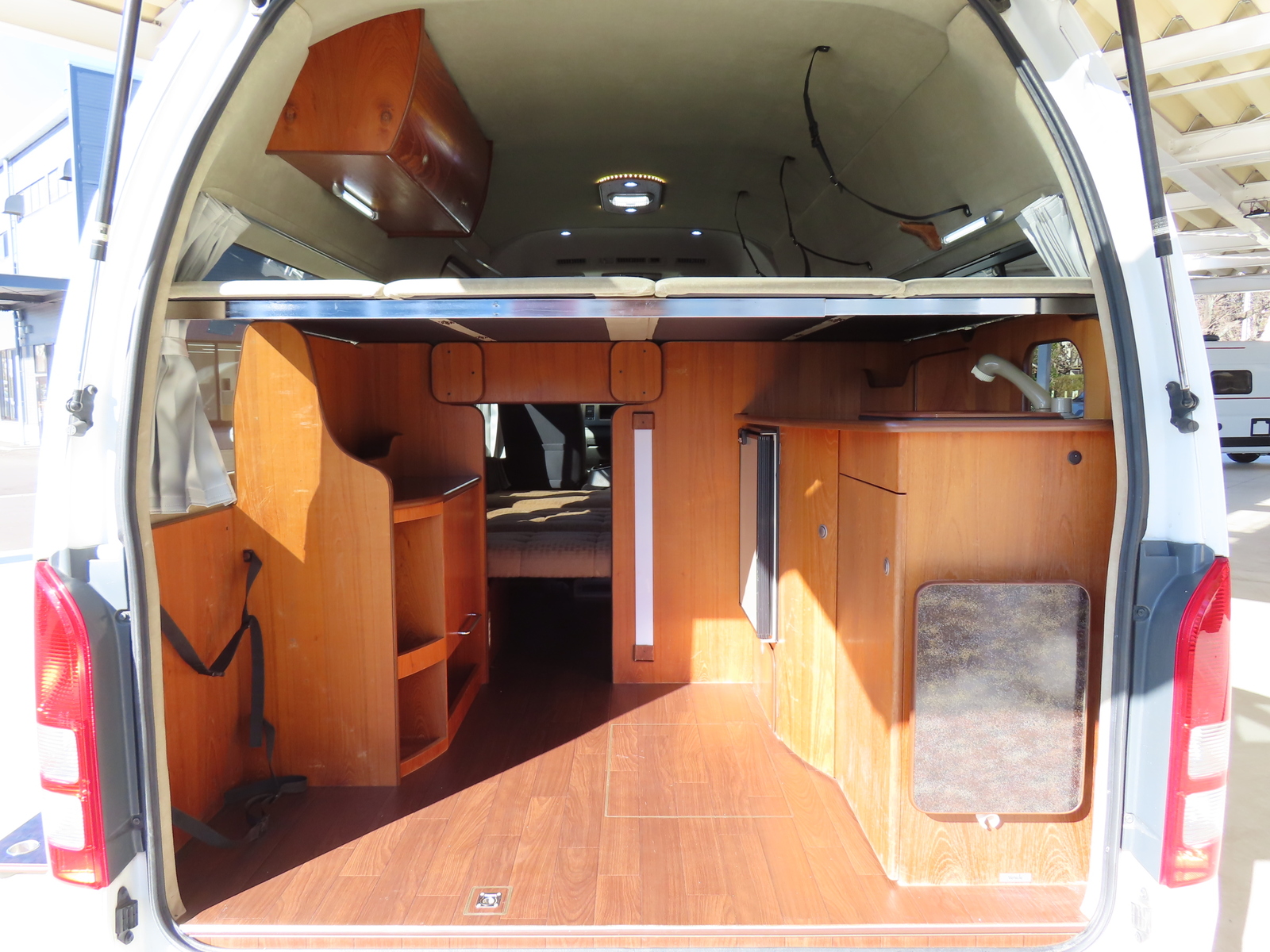 キャンピングカー バンコン ﾊｲｴｰｽ ﾋﾞｰｸﾙ ﾍﾞｯｾﾙ 冷蔵庫 天吊ﾓﾆﾀｰ