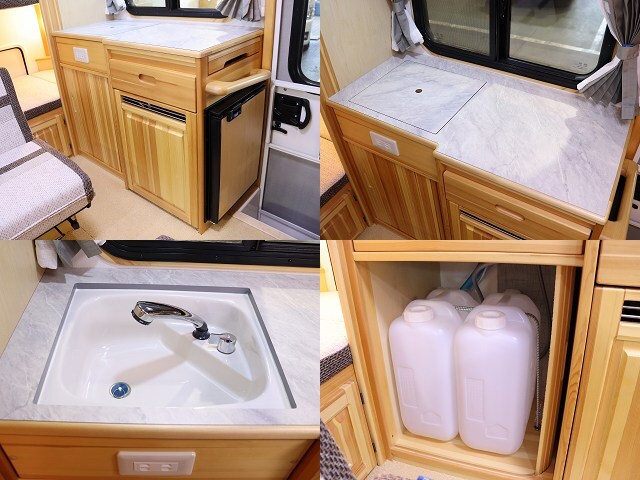 キャンピングカー キャブコン ﾀｳﾝｴｰｽ AtoZ ｱﾚﾝ 4WD　FF　電子ﾚﾝｼﾞ