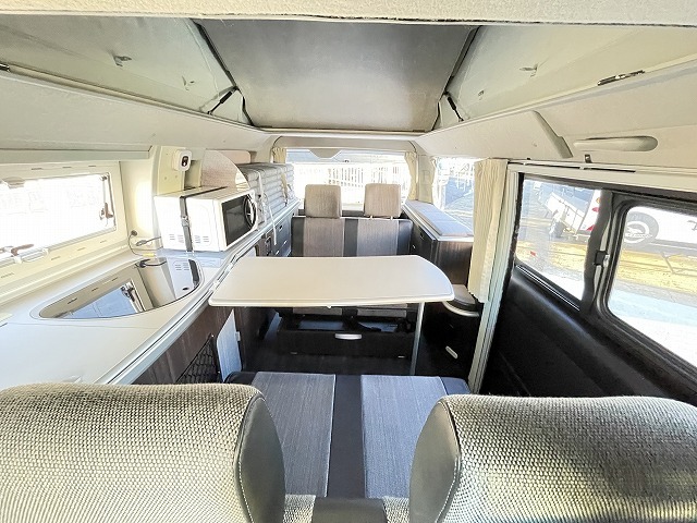 キャンピングカー バンコン ﾊｲｴｰｽ ﾎﾜｲﾄﾊｳｽ ｺﾝﾊﾟｽ FFﾋｰﾀｰ