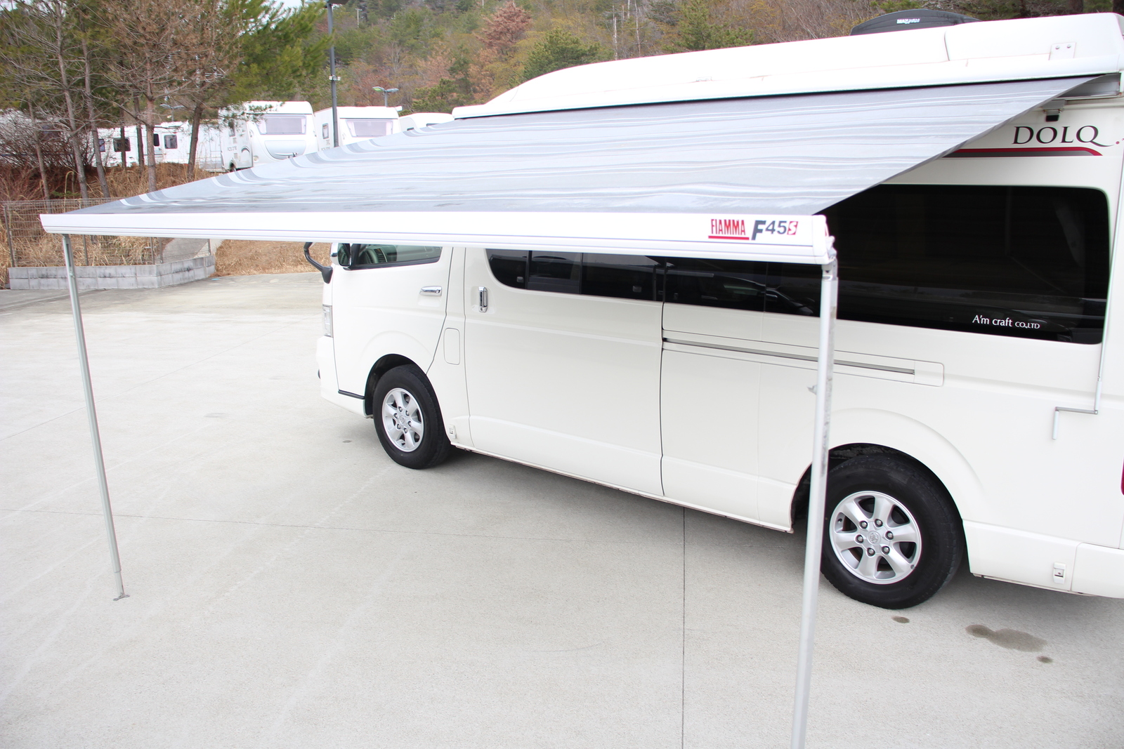 キャンピングカー バンコン ﾊｲｴｰｽ ﾎﾜｲﾄﾊｳｽ ｺﾝﾊﾟｽﾄﾞﾙｸ　FFﾋｰﾀｰ