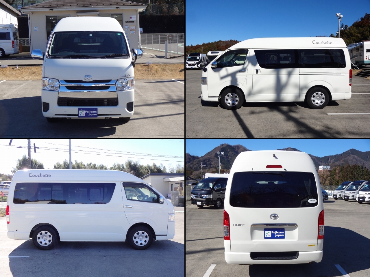 キャンピングカー バンコン ﾊｲｴｰｽ ﾋﾞｰｸﾙ ｸｯﾁｪｯﾀ　FF　展開式二段ﾍﾞｯﾄﾞ