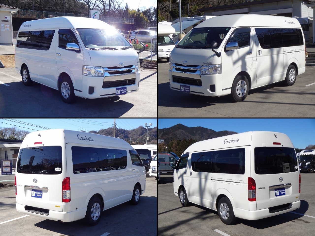 キャンピングカー バンコン ﾊｲｴｰｽ ﾋﾞｰｸﾙ ｸｯﾁｪｯﾀ　FF　展開式二段ﾍﾞｯﾄﾞ