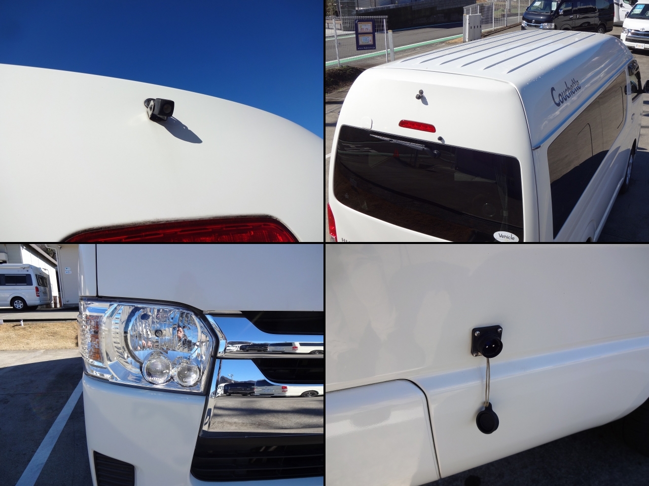 キャンピングカー バンコン ﾊｲｴｰｽ ﾋﾞｰｸﾙ ｸｯﾁｪｯﾀ　FF　展開式二段ﾍﾞｯﾄﾞ