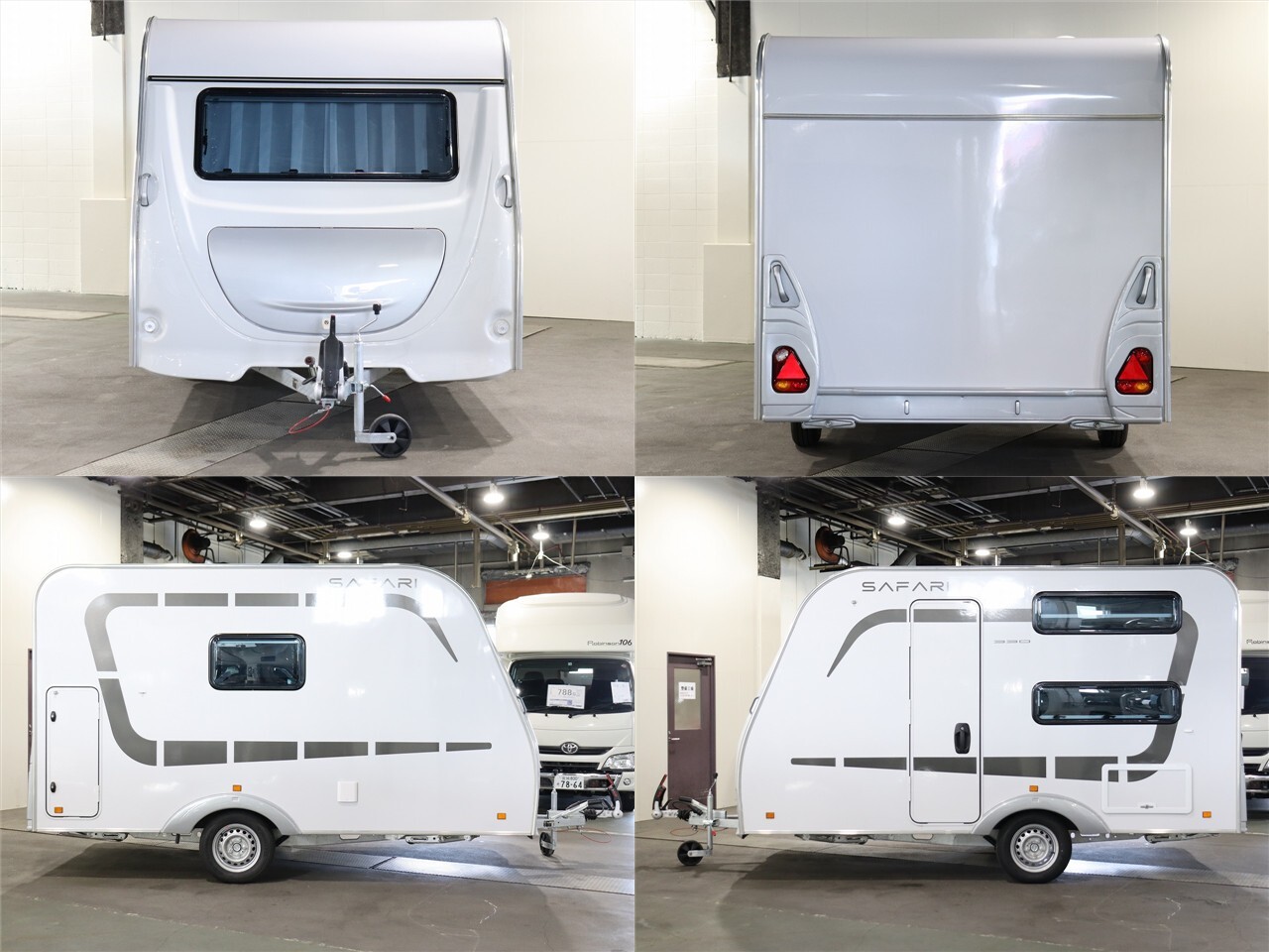 キャンピングカー トレーラー ｱｸﾛｽｶｰ　ｻﾌｧﾘ330DL　牽引免許不要　新車即納