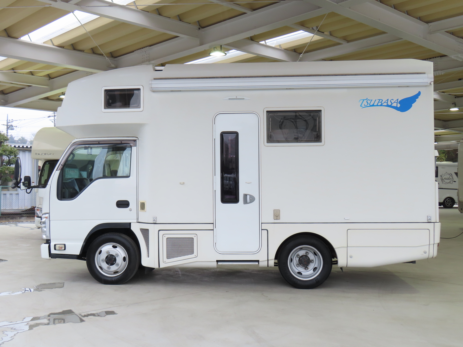 キャンピングカー キャブコン ﾋﾞｰｶﾑ NTBﾂﾊﾞｻ 家庭用ｴｱｺﾝ FF暖房 4WD