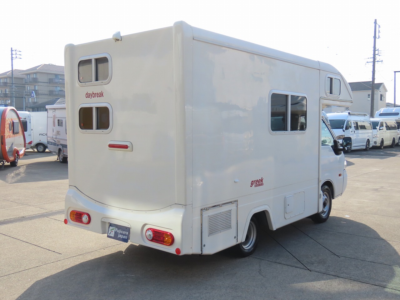 キャンピングカー キャブコン ﾎﾞﾝｺﾞ ﾏｯｸﾚｰﾃﾞｲﾌﾞﾚｲｸ FF暖房 窓ｴｱｺﾝ