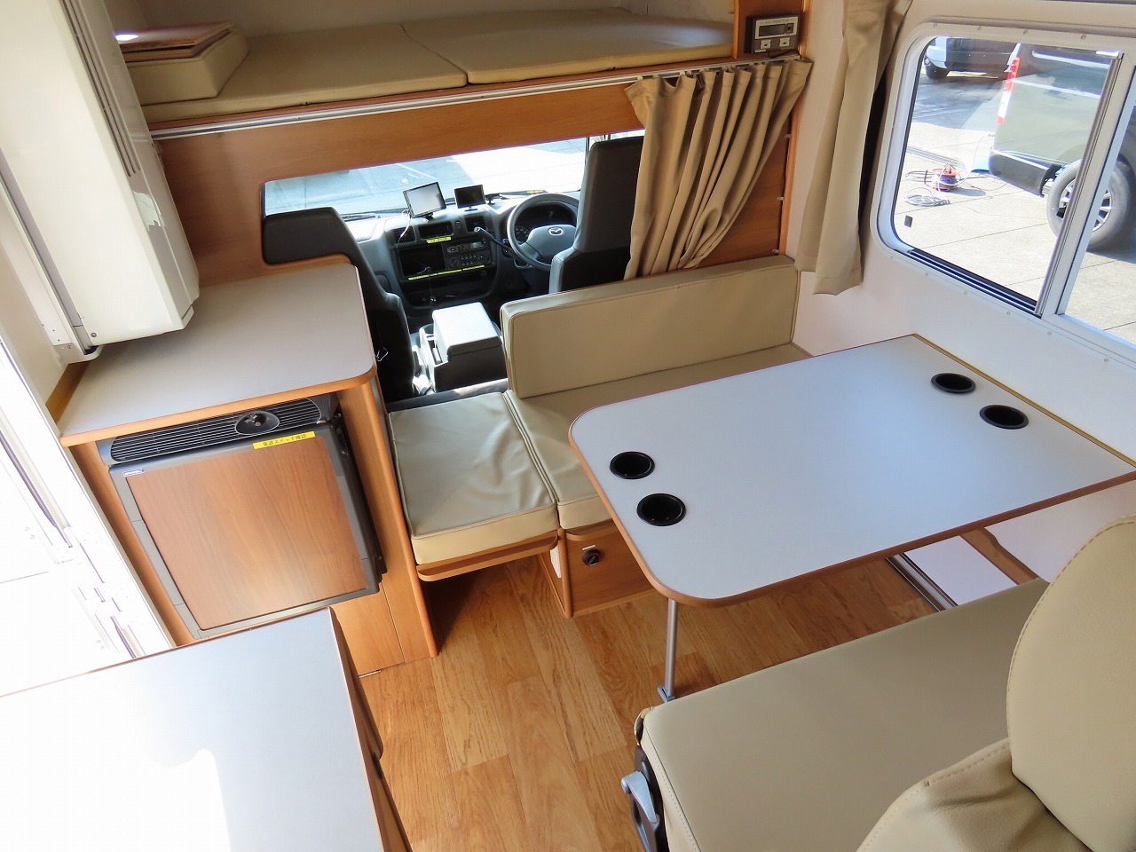 キャンピングカー キャブコン ﾎﾞﾝｺﾞ ﾏｯｸﾚｰﾃﾞｲﾌﾞﾚｲｸ FF暖房 窓ｴｱｺﾝ