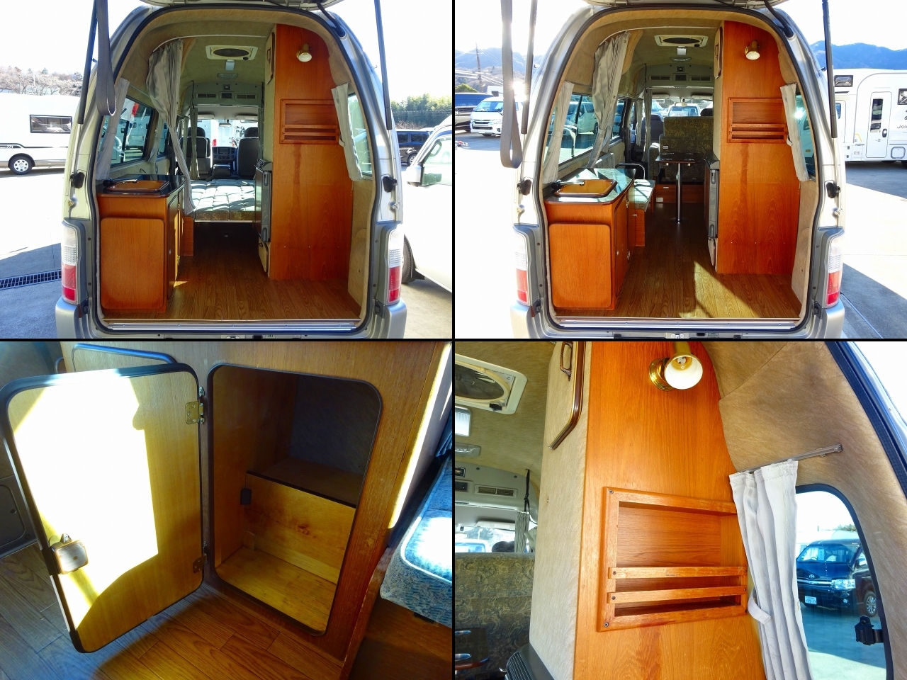 キャンピングカー バンコン ｷｬﾗﾊﾞﾝ ﾋﾞｰｸﾙ ﾌｭｰﾁｬｰ　FF　冷蔵庫