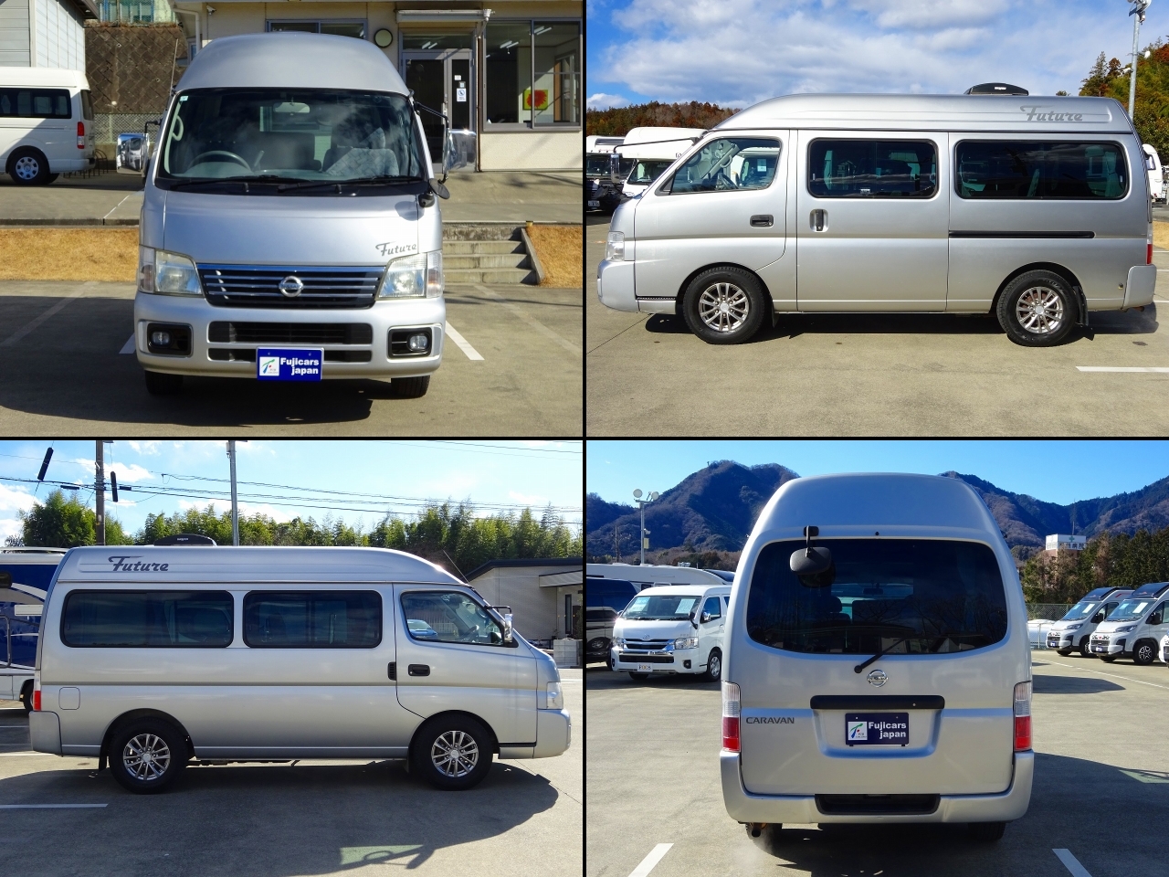 キャンピングカー バンコン ｷｬﾗﾊﾞﾝ ﾋﾞｰｸﾙ ﾌｭｰﾁｬｰ　FF　冷蔵庫