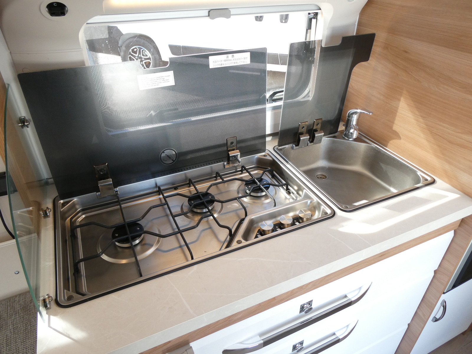キャンピングカー トレーラー ﾎﾋﾞｰ　515UHKﾃﾞﾗｯｸｽ　家庭用ｴｱｺﾝ　温水ﾎﾞｲﾗｰ