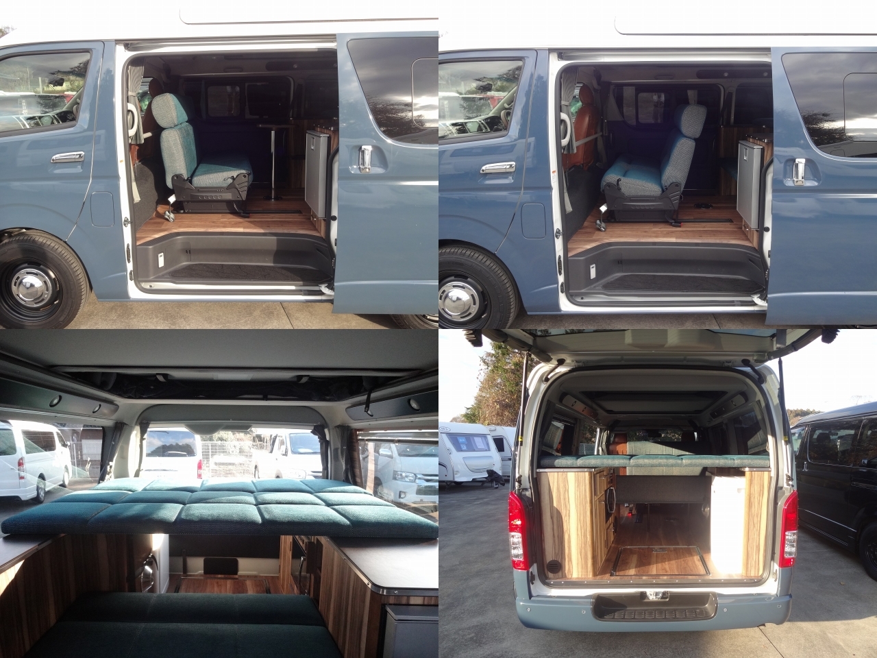 キャンピングカー バンコン ﾊｲｴｰｽ ｹｲﾜｰｸｽ ｵｰﾛﾗｴｸｽｸﾙｰｼﾌﾞ 4WD