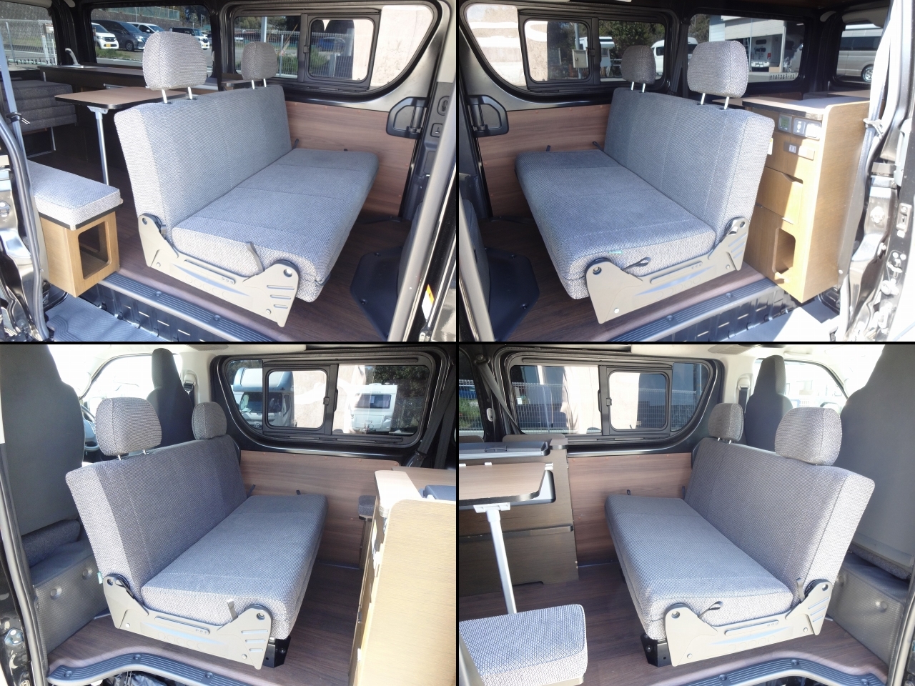 キャンピングカー バンコン ﾊｲｴｰｽ ｳｴｲﾝｽﾞ神奈川 ﾕｰﾍﾞｰｽﾜﾝ　FF暖房