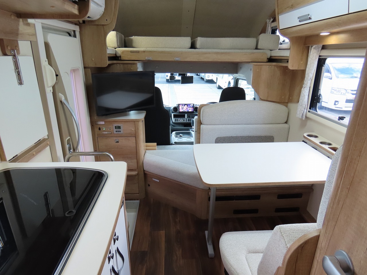 キャンピングカー キャブコン ｶﾑﾛｰﾄﾞ ﾅｯﾂRVｸﾚｱ5.3Wﾊｲﾊﾟｰｴﾎﾞ