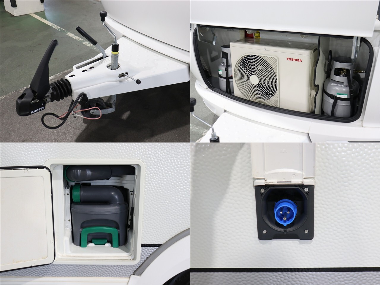 キャンピングカー トレーラー ﾎﾋﾞｰ 495ULﾌﾟﾚｽﾃｰｼﾞ　要牽引免許　家庭用AC