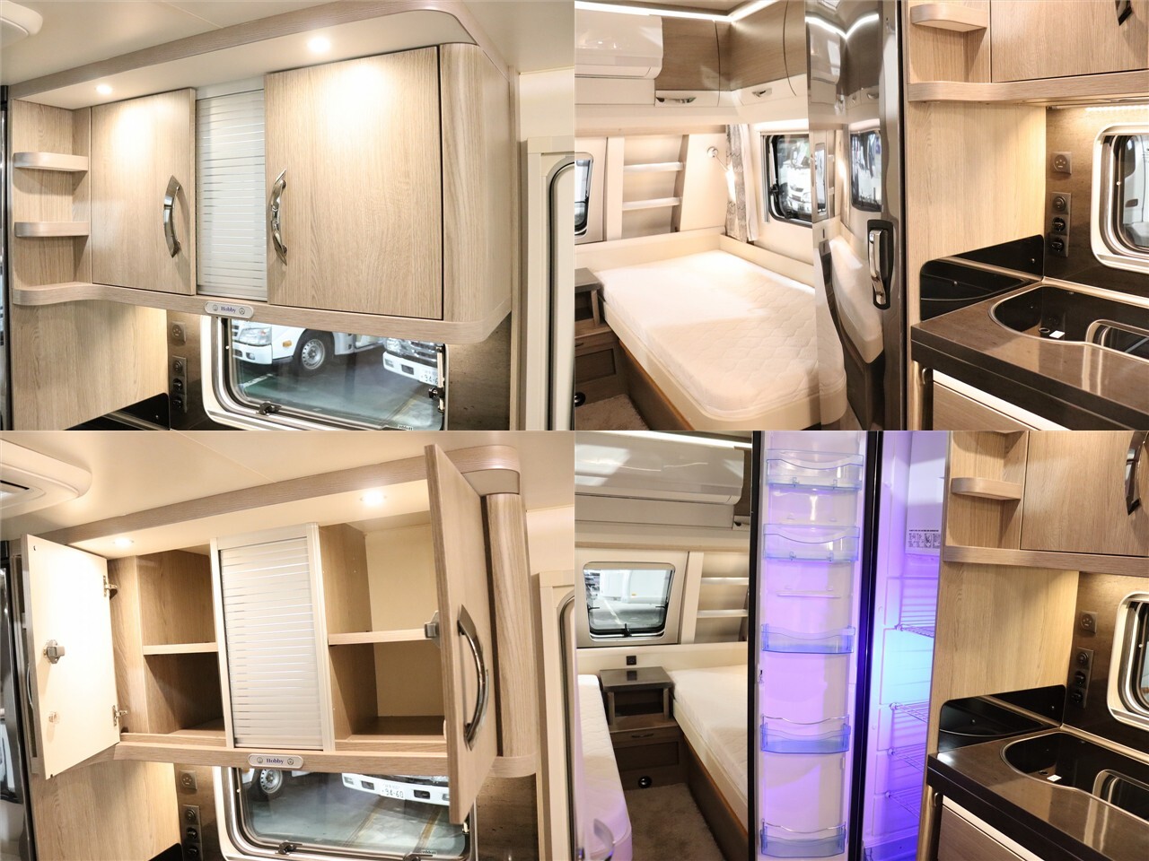 キャンピングカー トレーラー ﾎﾋﾞｰ 495ULﾌﾟﾚｽﾃｰｼﾞ　要牽引免許　家庭用AC