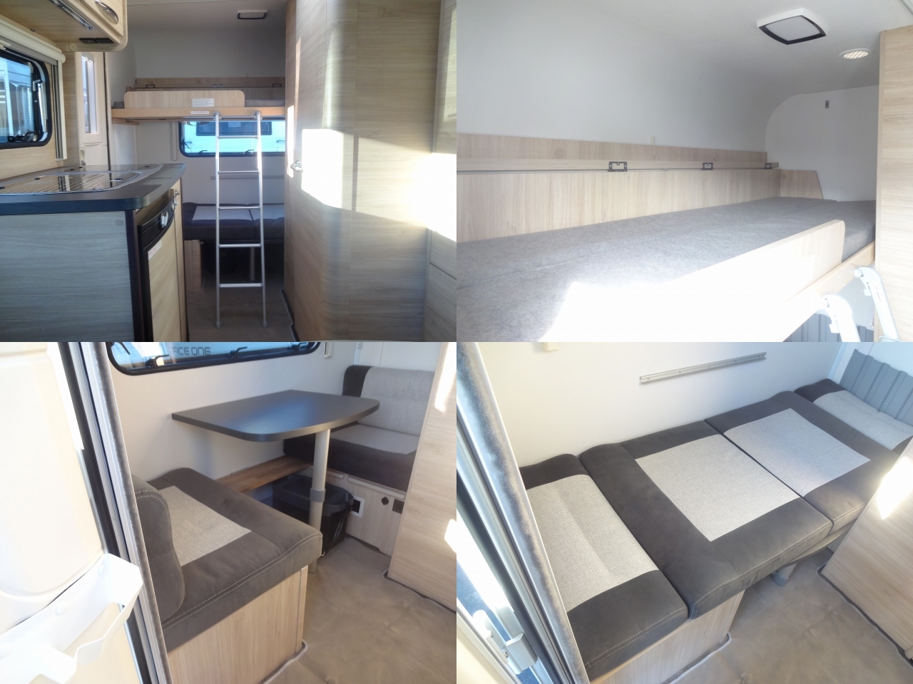 キャンピングカー トレーラー ﾄﾘｶﾞﾉ ｴﾒﾛｰﾄﾞ376VIP　けん引免許不要