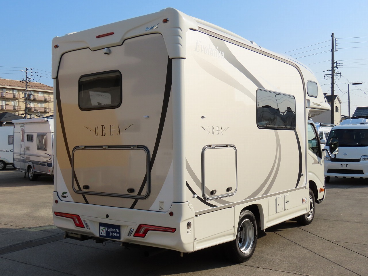 キャンピングカー キャブコン ｶﾑﾛｰﾄﾞ ﾅｯﾂRV ｸﾚｱ5.0XXｴﾎﾞﾘｭｰｼｮﾝ