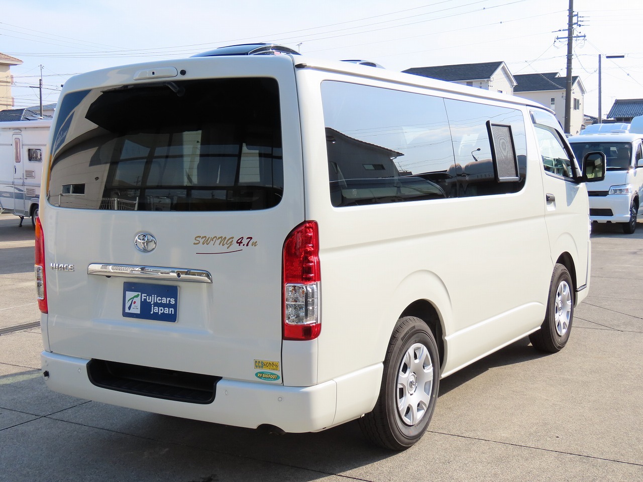 キャンピングカー バンコン ﾊｲｴｰｽ RVﾋﾞｯｸﾌｯﾄ ｽｳｨﾝｸﾞN4.7