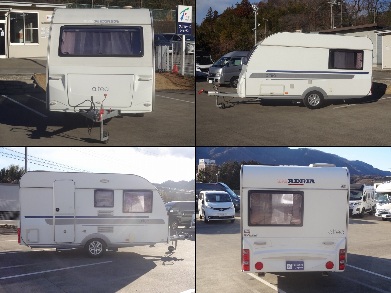 キャンピングカー トレーラー ｱﾄﾞﾘｱ ｱﾙﾃｨｱ390PS　けん引免許不要　