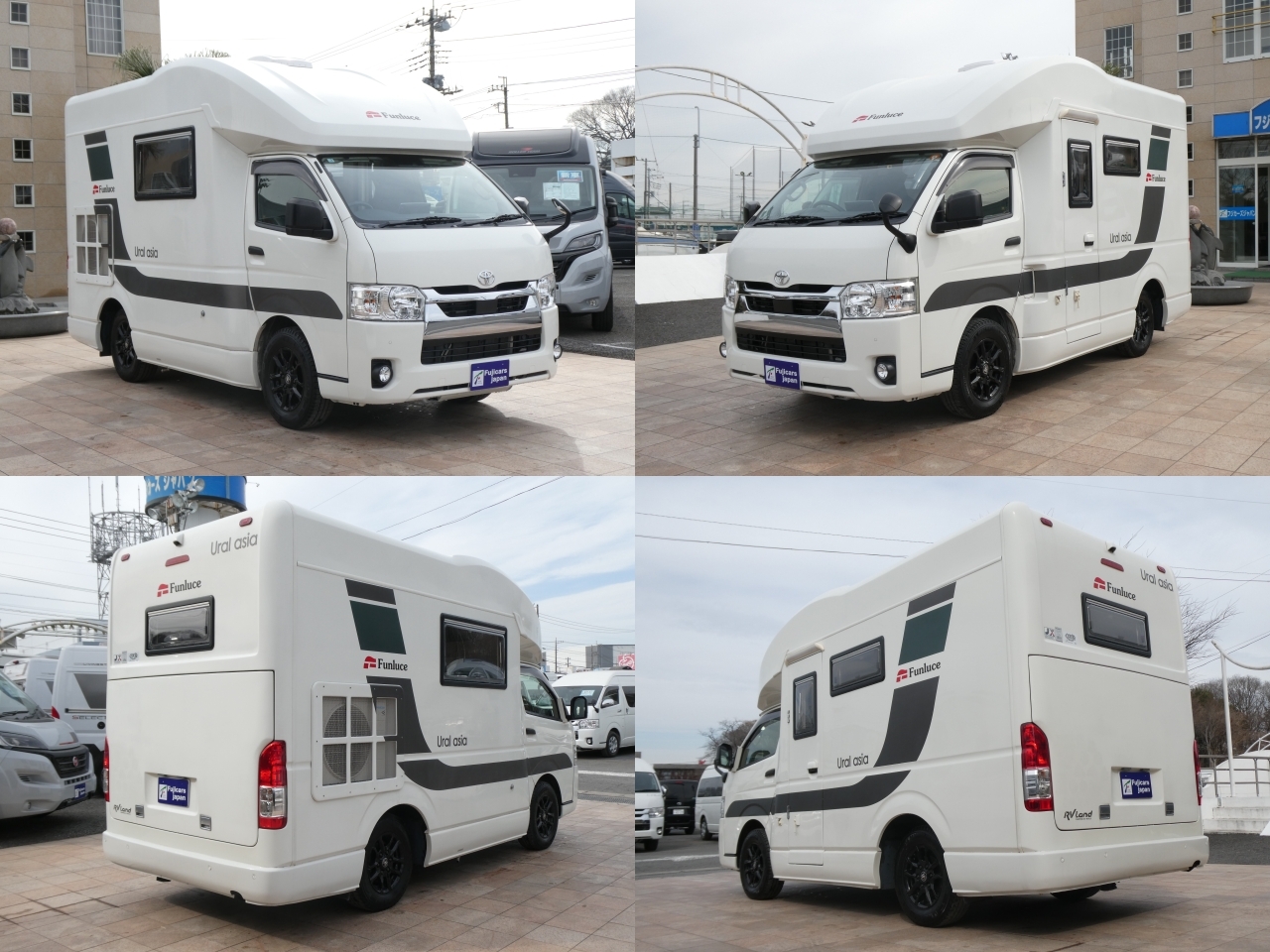 キャンピングカー キャブコン ﾌｧﾝﾙｰﾁｪ　ｳﾗﾙｴｲｼﾞｱ　家ｴｱｺﾝ　ｿｰﾗｰ　FF