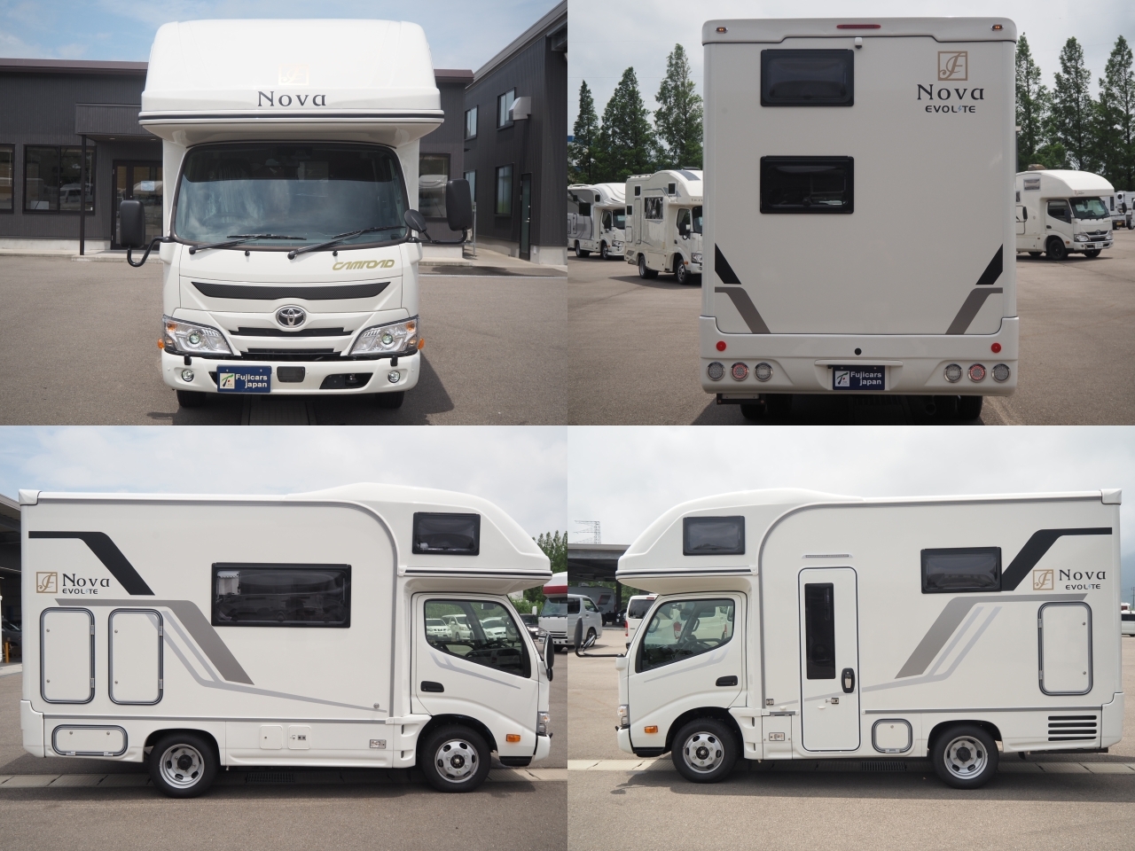 キャンピングカー キャブコン ｶﾑﾛｰﾄﾞﾌｼﾞｶｰｽﾞｼﾞｬﾊﾟﾝNovaW 4WD新車
