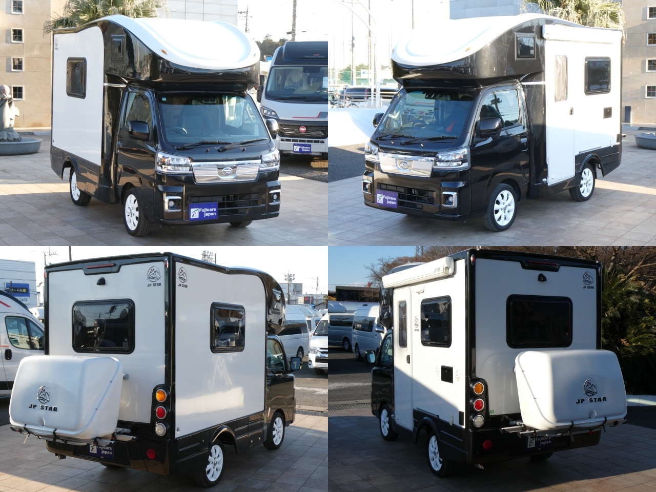 キャンピングカー 軽キャンパー JPｽﾀｰ　ﾊｯﾋﾟｰ1+　4WD　DCｸｰﾗｰ　ﾘﾁｳﾑ