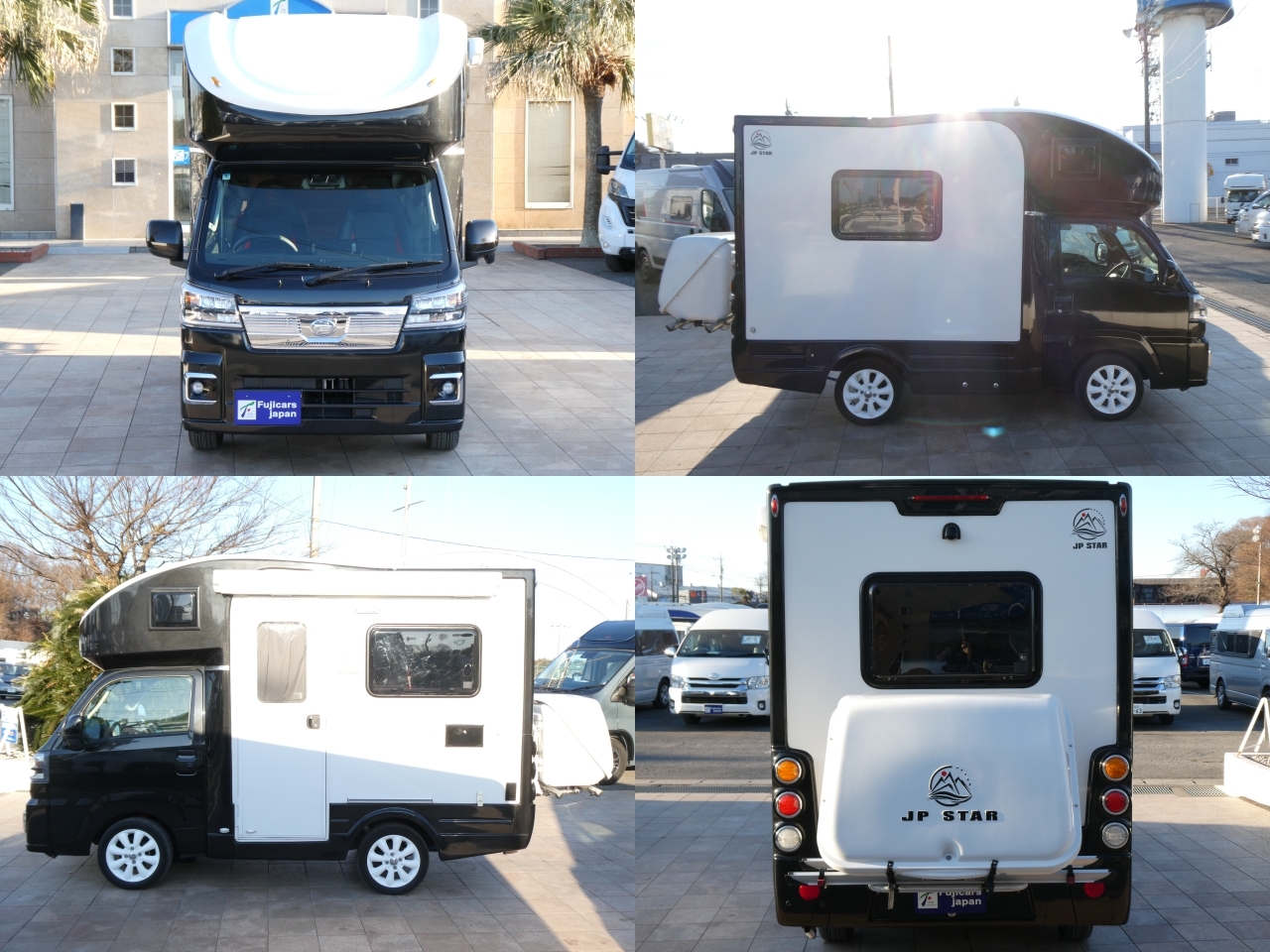 キャンピングカー 軽キャンパー JPｽﾀｰ　ﾊｯﾋﾟｰ1+　4WD　DCｸｰﾗｰ　ﾘﾁｳﾑ