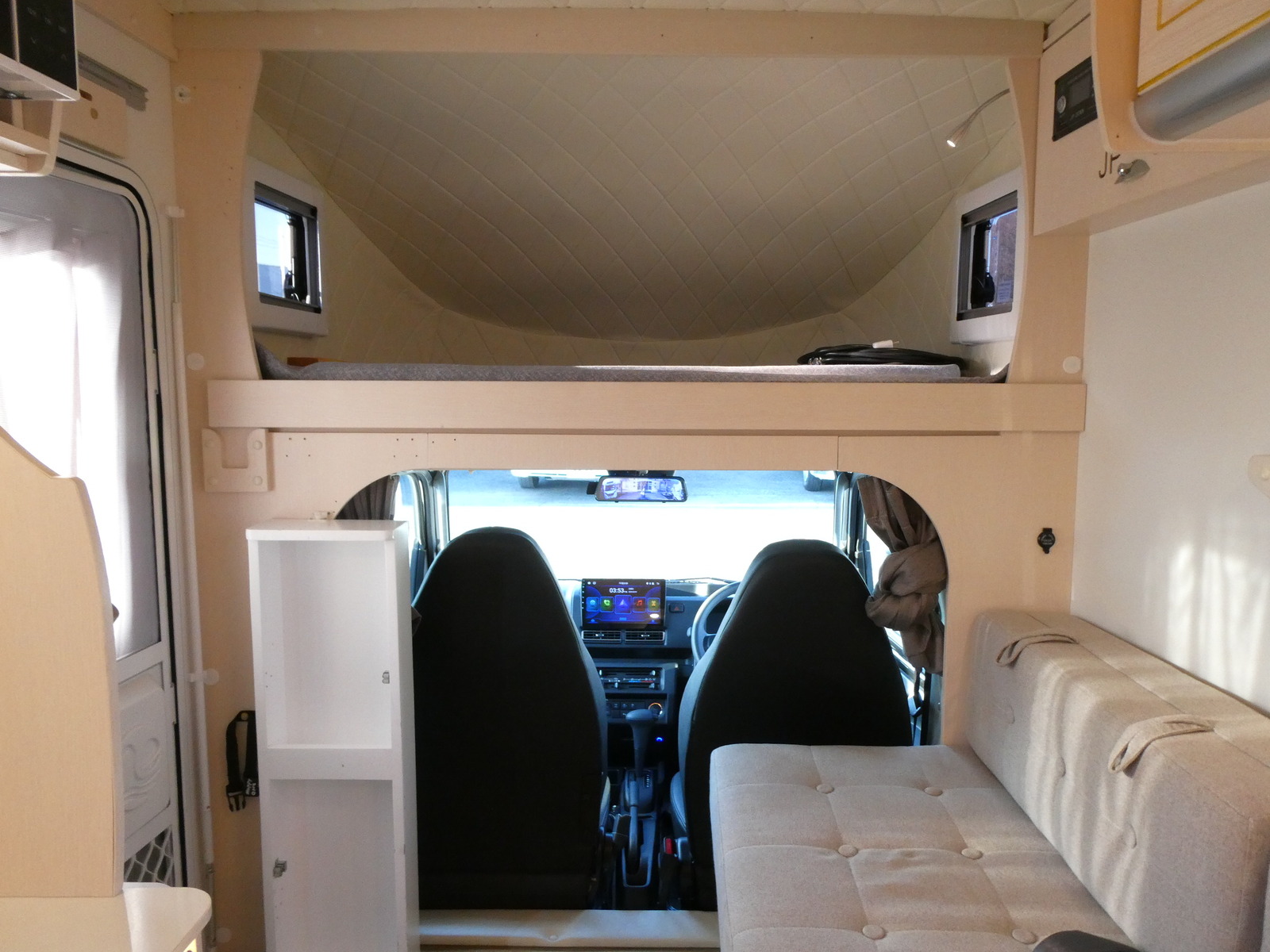 キャンピングカー 軽キャンパー JPｽﾀｰ　ﾊｯﾋﾟｰ1+　4WD　DCｸｰﾗｰ　ﾘﾁｳﾑ