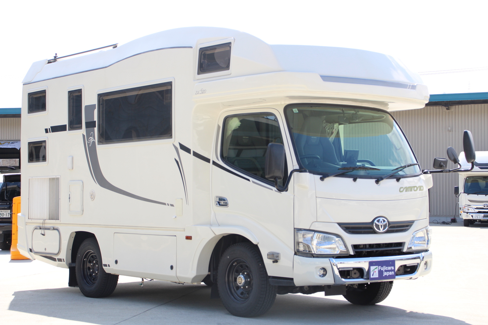 キャンピングカー キャブコン ｶﾑﾛｰﾄﾞ ﾊﾞﾝﾃｯｸ ｼﾞﾙ520 家ｴｱｺﾝ 4WD