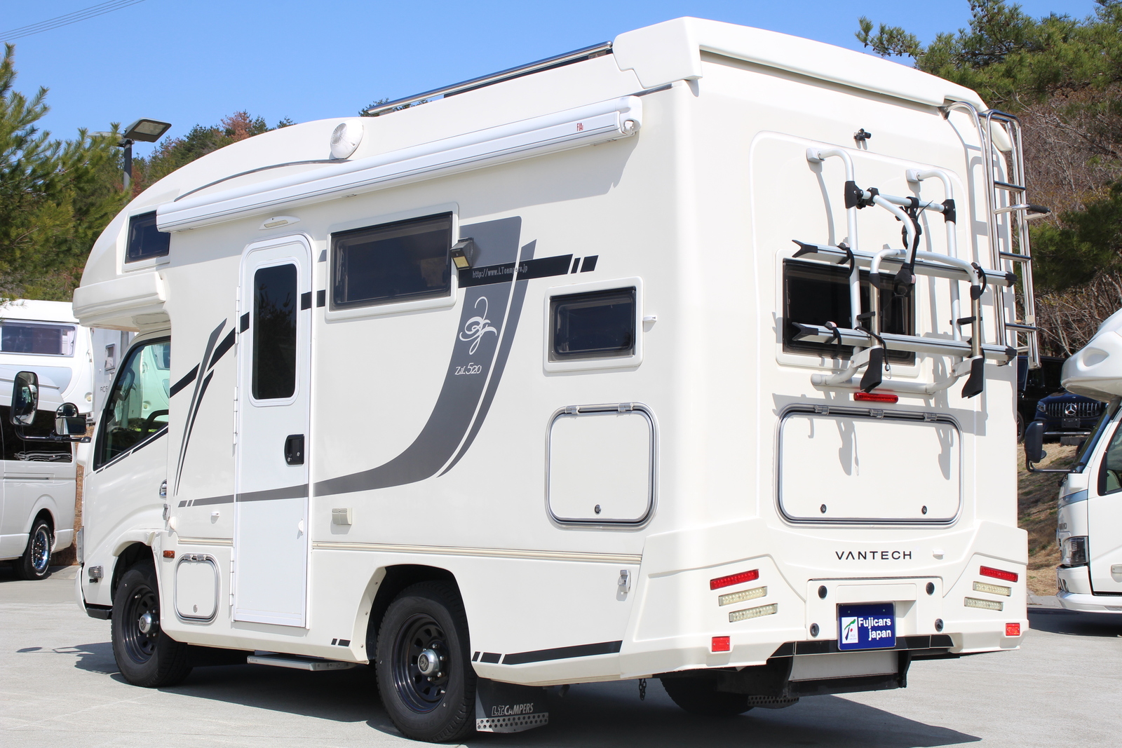 キャンピングカー キャブコン ｶﾑﾛｰﾄﾞ ﾊﾞﾝﾃｯｸ ｼﾞﾙ520 家ｴｱｺﾝ 4WD