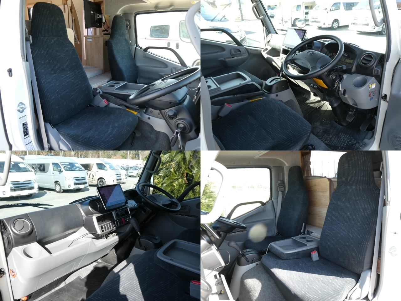 キャンピングカー キャブコン ﾅｯﾂRV　ｸﾚｱ　5.3W　ｴﾎﾞﾘｭｰｼｮﾝ　4WD