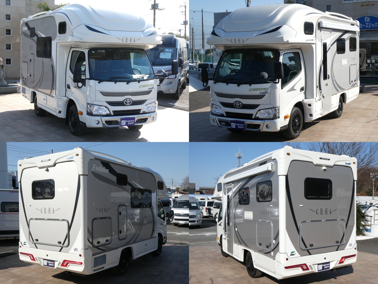 キャンピングカー キャブコン ﾅｯﾂRV　ｸﾚｱ　5.3W　ｴﾎﾞﾘｭｰｼｮﾝ　4WD