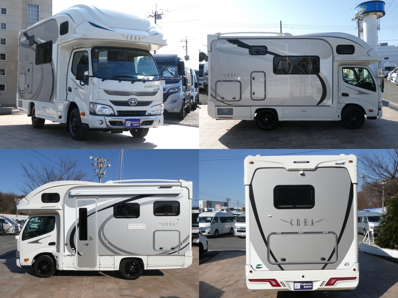 キャンピングカー キャブコン ﾅｯﾂRV　ｸﾚｱ　5.3W　ｴﾎﾞﾘｭｰｼｮﾝ　4WD